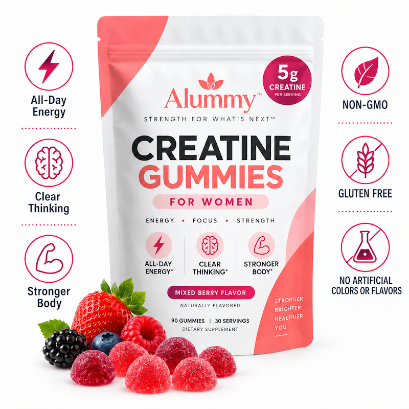 Alummy Creatine Gummies for Women