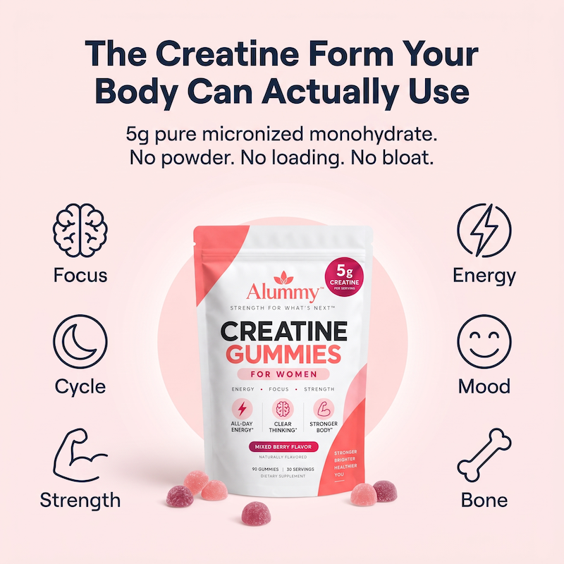 Alummy Creatine Gummies for Women