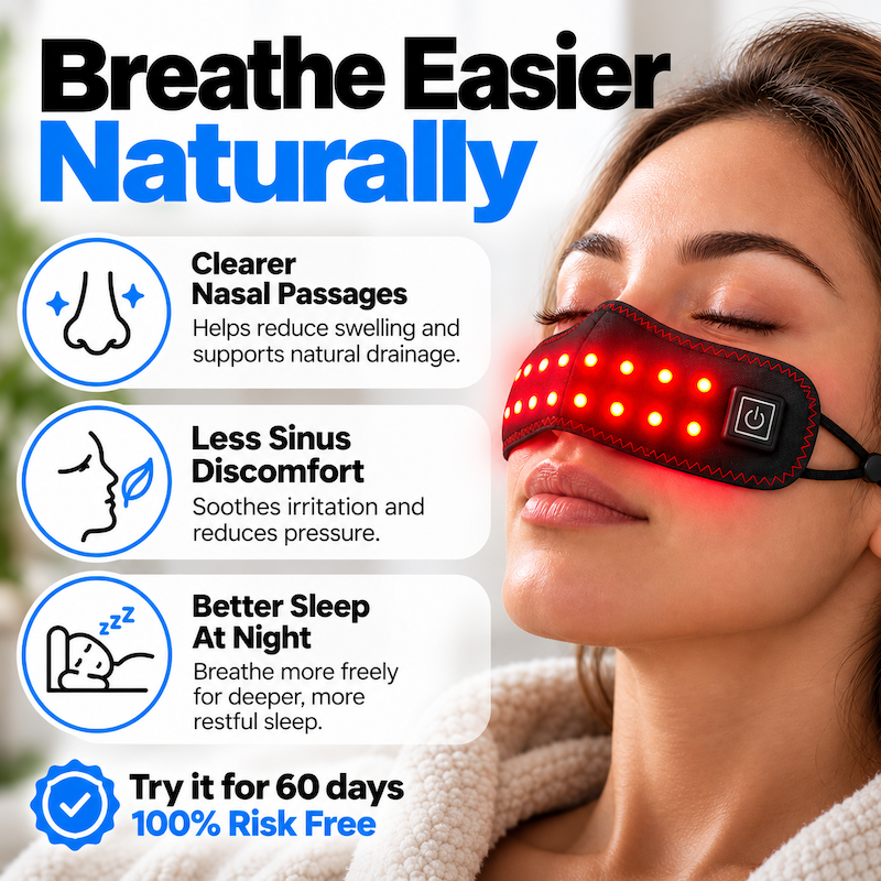 Heated Red Light Nose Band